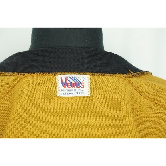 Venus Knitting Mills Inc NYC Kappa Delta Phi fraternity Cardigan Sweater VTG 42 - Picture 6 of 6